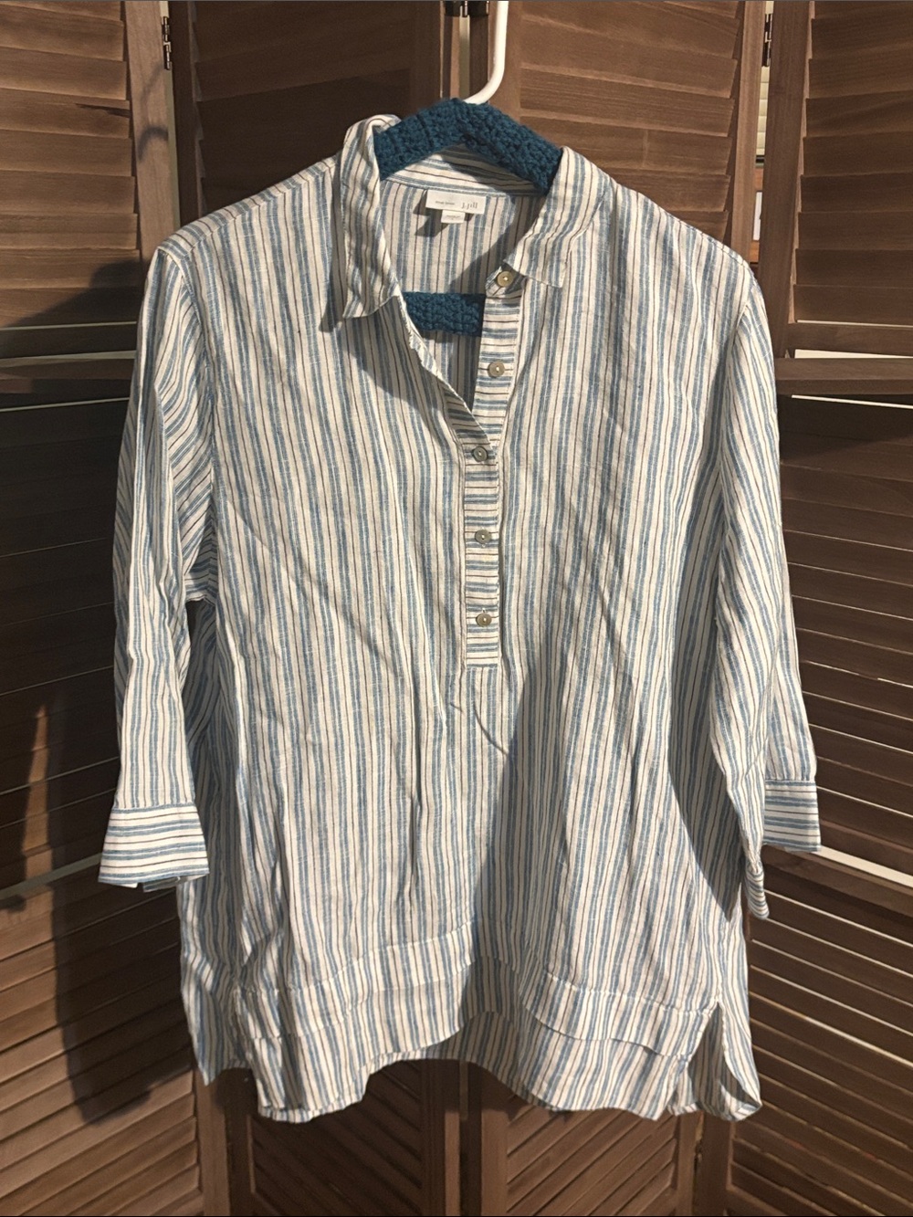 Striped Blue and White Tunic